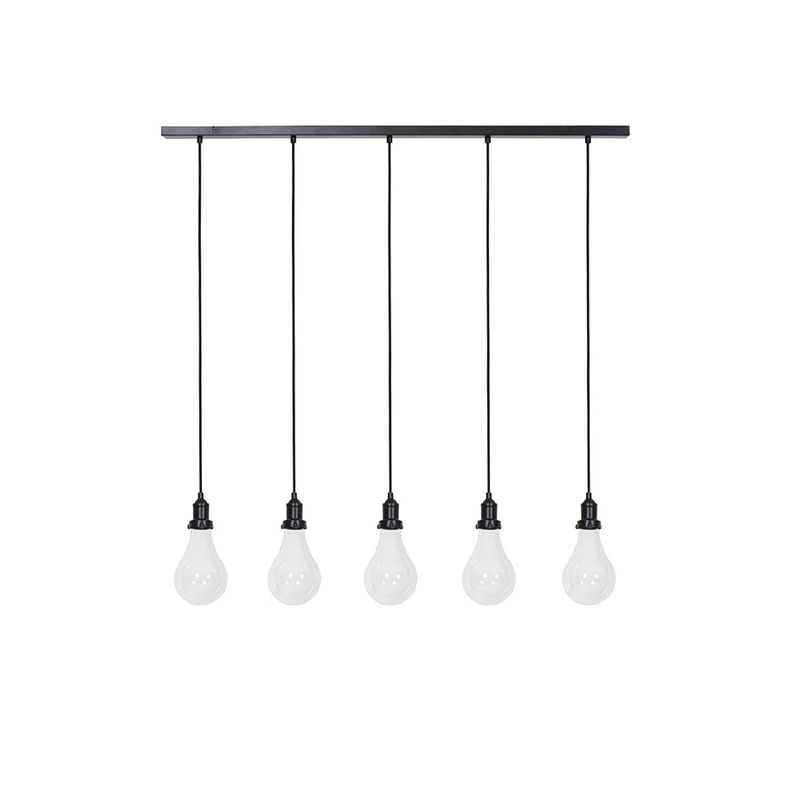 Foto van Light & living - hanglamp - 120x12x12 - zwart