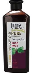 Foto van Evi line henna cure & care shampoo rood 400ml