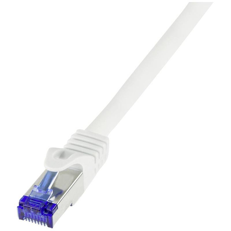 Foto van Logilink c6a111s rj45 cat 6a s/ftp 20 m wit 1 stuk(s)