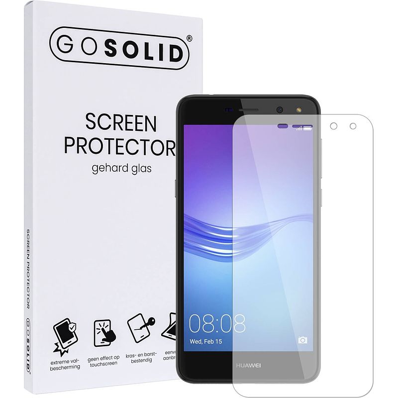 Foto van Go solid! huawei y6 (2016) screenprotector gehard glas