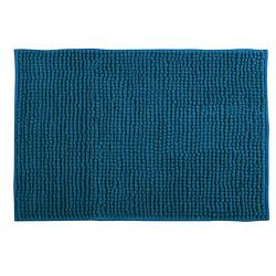 Foto van Msv badkamerkleed/badmat tapijtje voor op de vloer - petrol blauw - 50 x 80 cm - microvezel - badmatjes