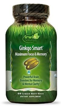 Foto van Irwin naturals ginkgo smart soft gel capsules