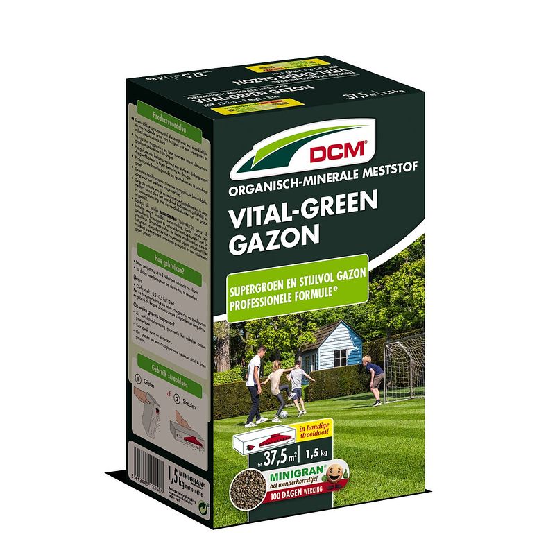 Foto van Dcm - vital-green gazon 1,5 kg