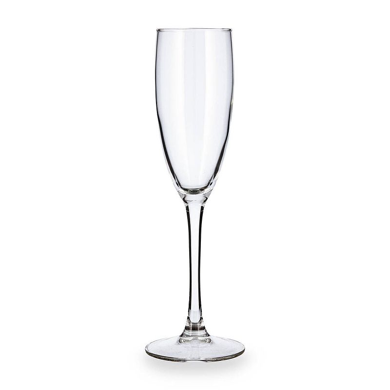 Foto van Champagneglas luminarc duero transparant glas (170 ml) (6 stuks)