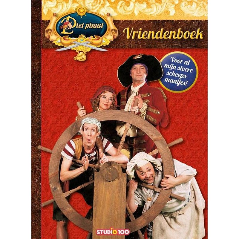 Foto van Studio 100 piet piraat vriendenboek stoere scheepsmaatjes