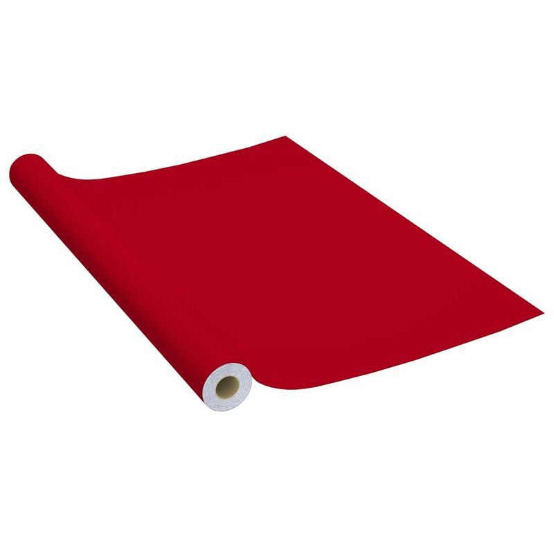 Foto van Vidaxl meubelfolie zelfklevend 500x90 cm pvc rood