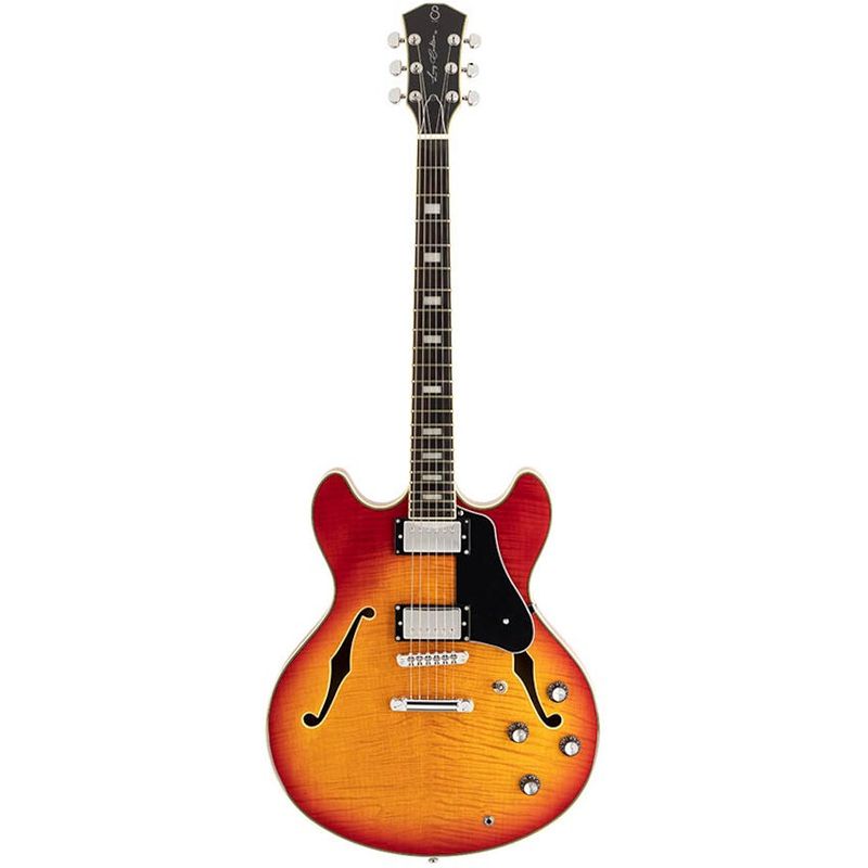 Foto van Sire larry carlton h7 cherry sunburst semi-akoestische gitaar