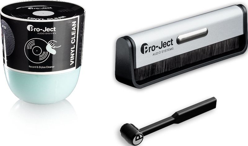 Foto van Pro-ject cleaning set advanced reinigingskit audio accessoire zwart
