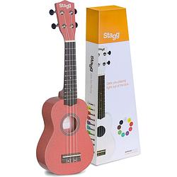 Foto van Stagg us-lips sopraan ukelele met gigbag