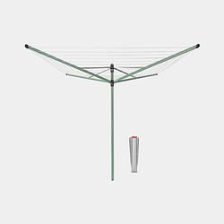 Foto van Brabantia lift-o-matic droogmolen 50 meter met metalen grondanker - leaf green